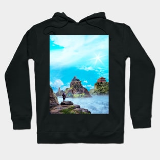 Japanese Cloud Buildings Hoodie